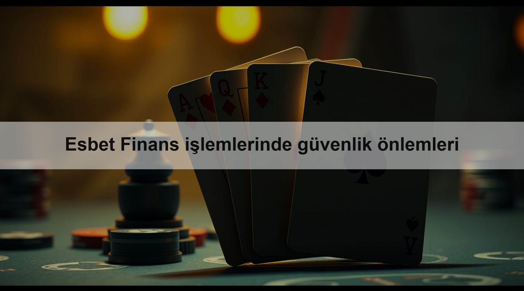 Esbet Finans işlemlerinde güvenlik önlemleri